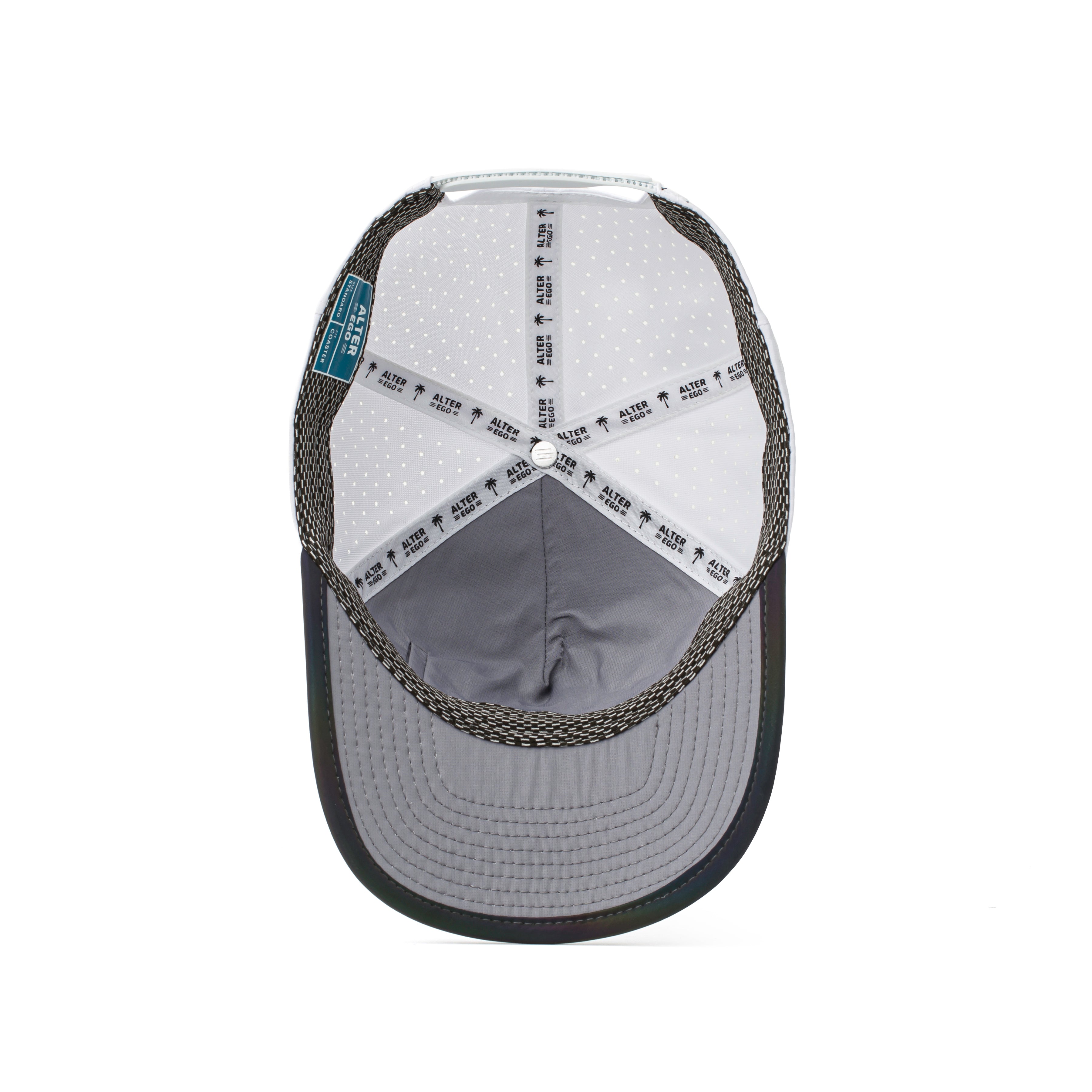 Coaster Pro Splash White Iridescent