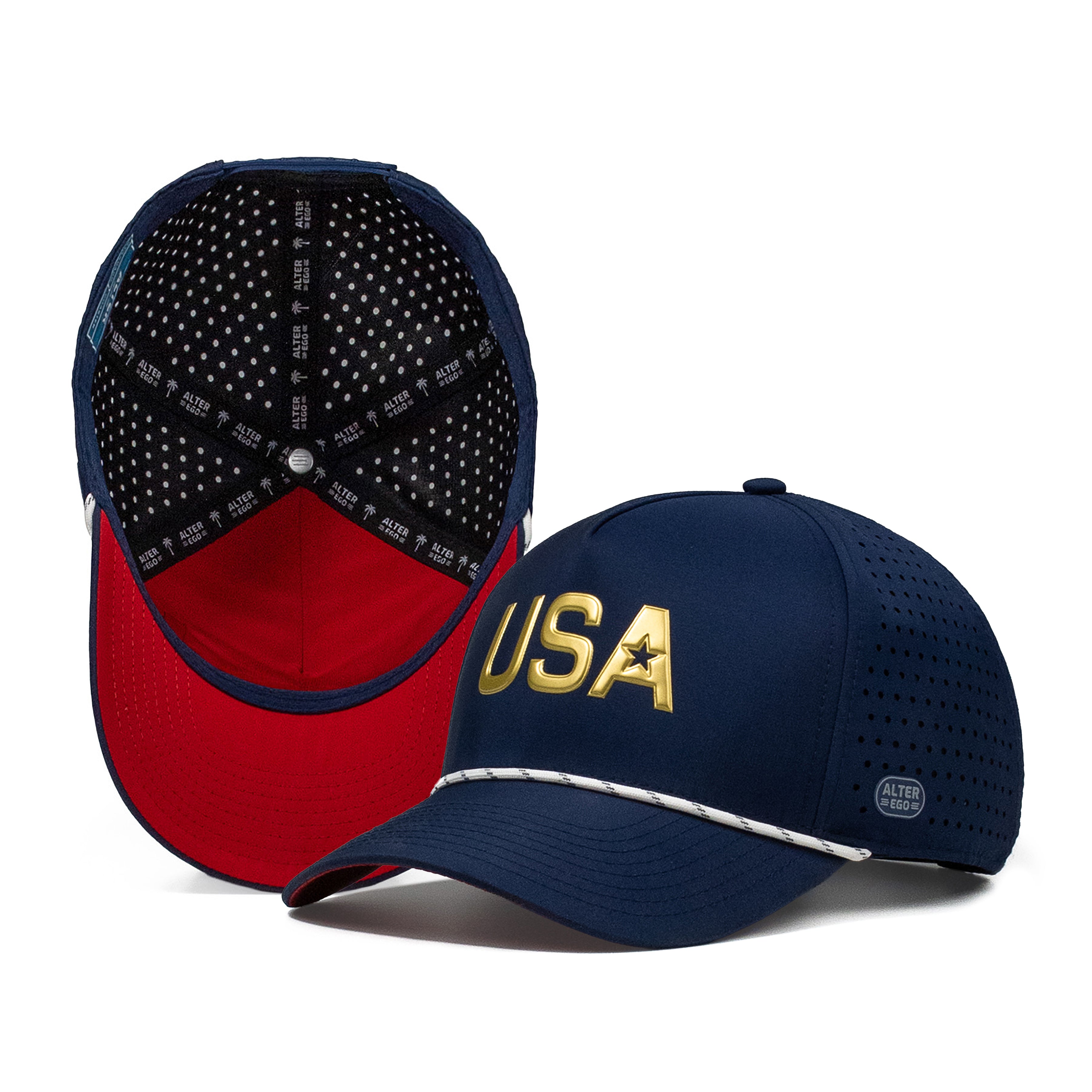Coaster Splash USA Gold Navy