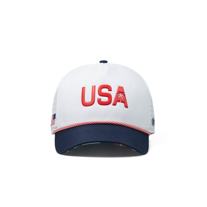 Coaster Splash USA White Navy Palm
