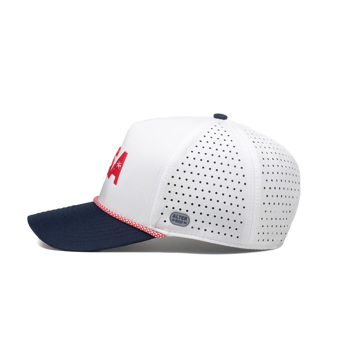 Coaster Splash USA White Navy Palm