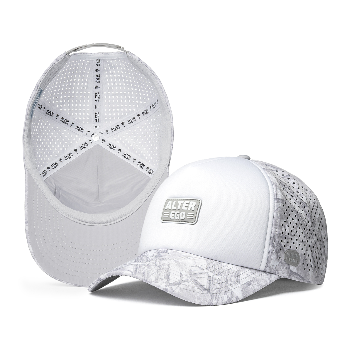 Coaster Splash Foam Trucker Off-Grid Camo White