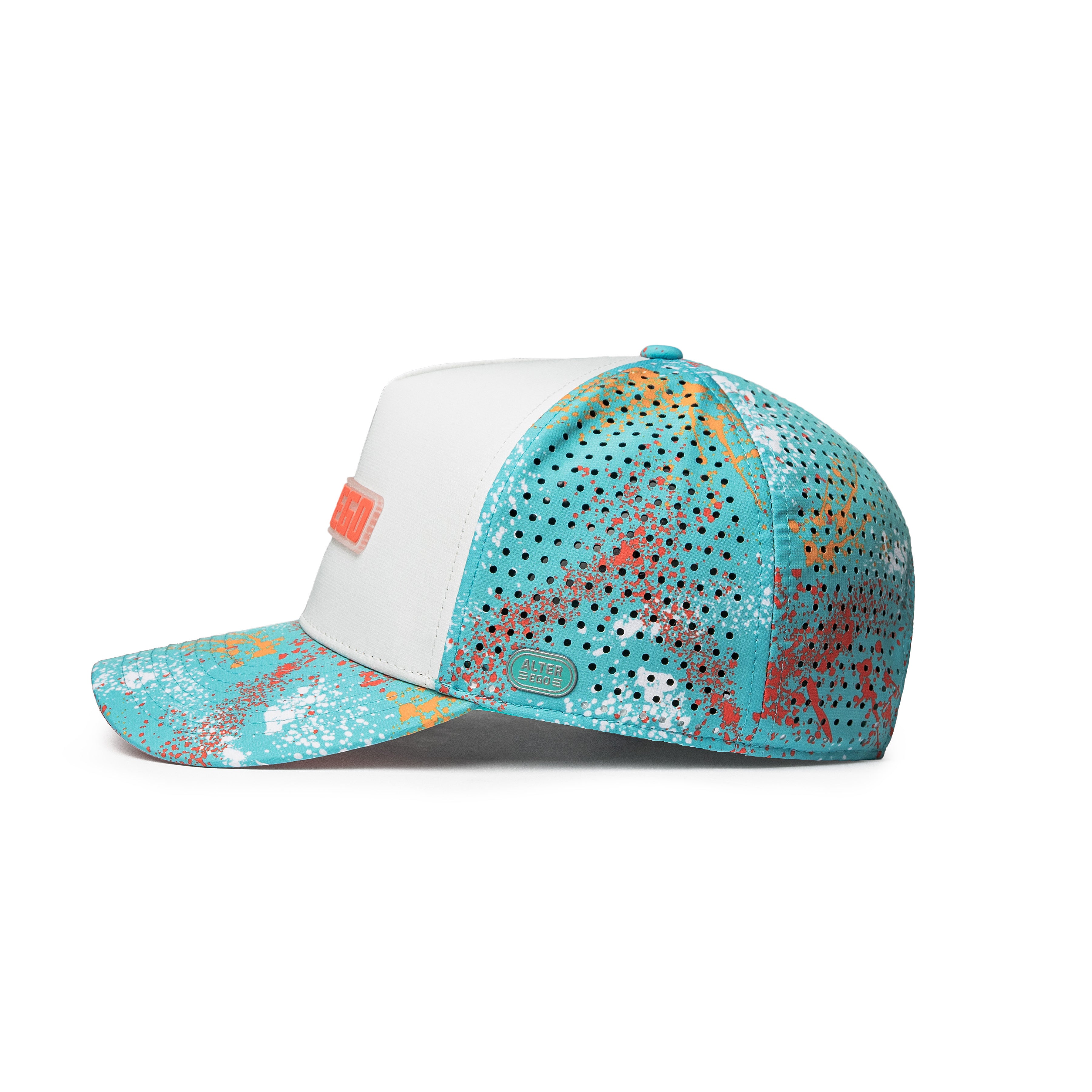 Coaster Splash Teal Paint Splatter