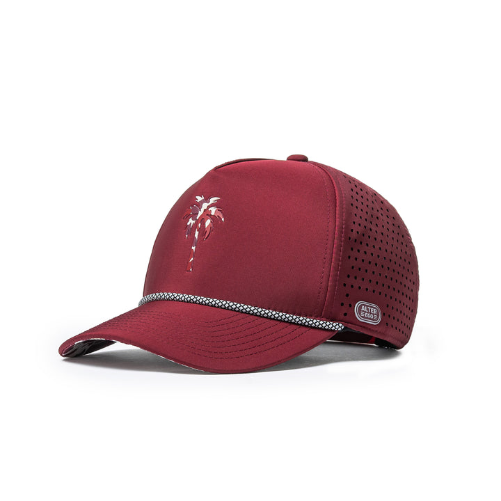 Coaster Splash Burgundy Camo Palm