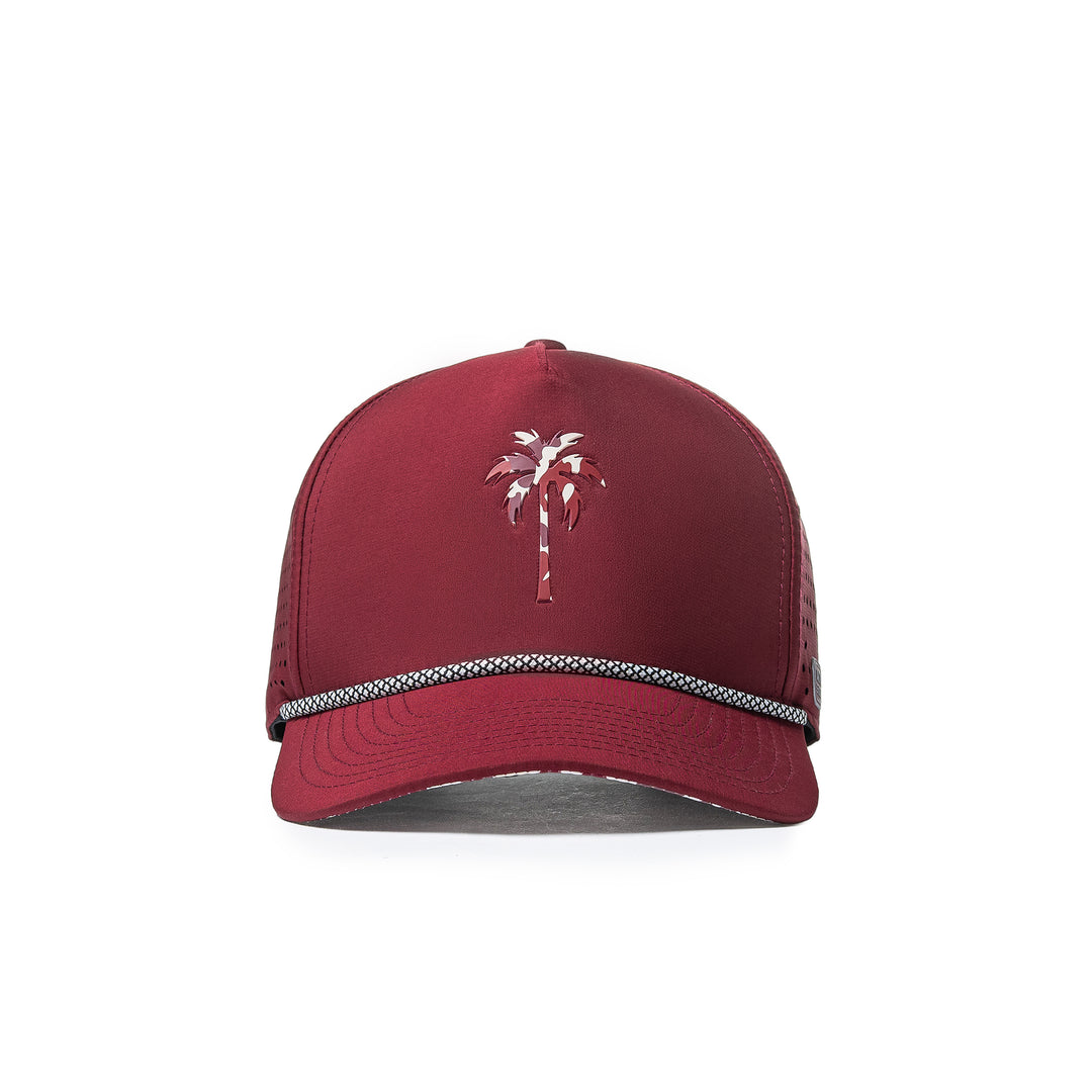 Coaster Splash Burgundy Camo Palm