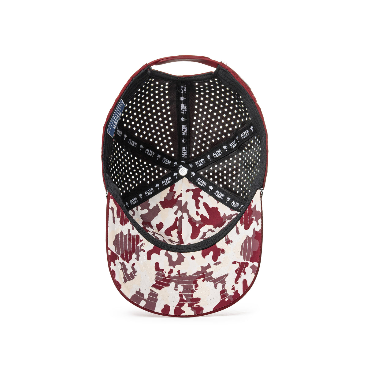 Coaster Splash Burgundy Camo Palm