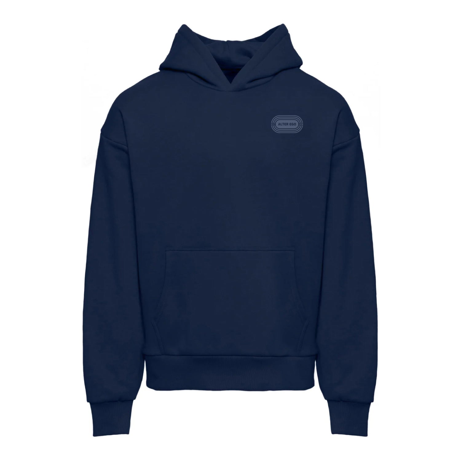 Sweatshirt Track Logo Midnight Navy