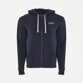 Sweatshirt Logo Midnight Navy Zip Up