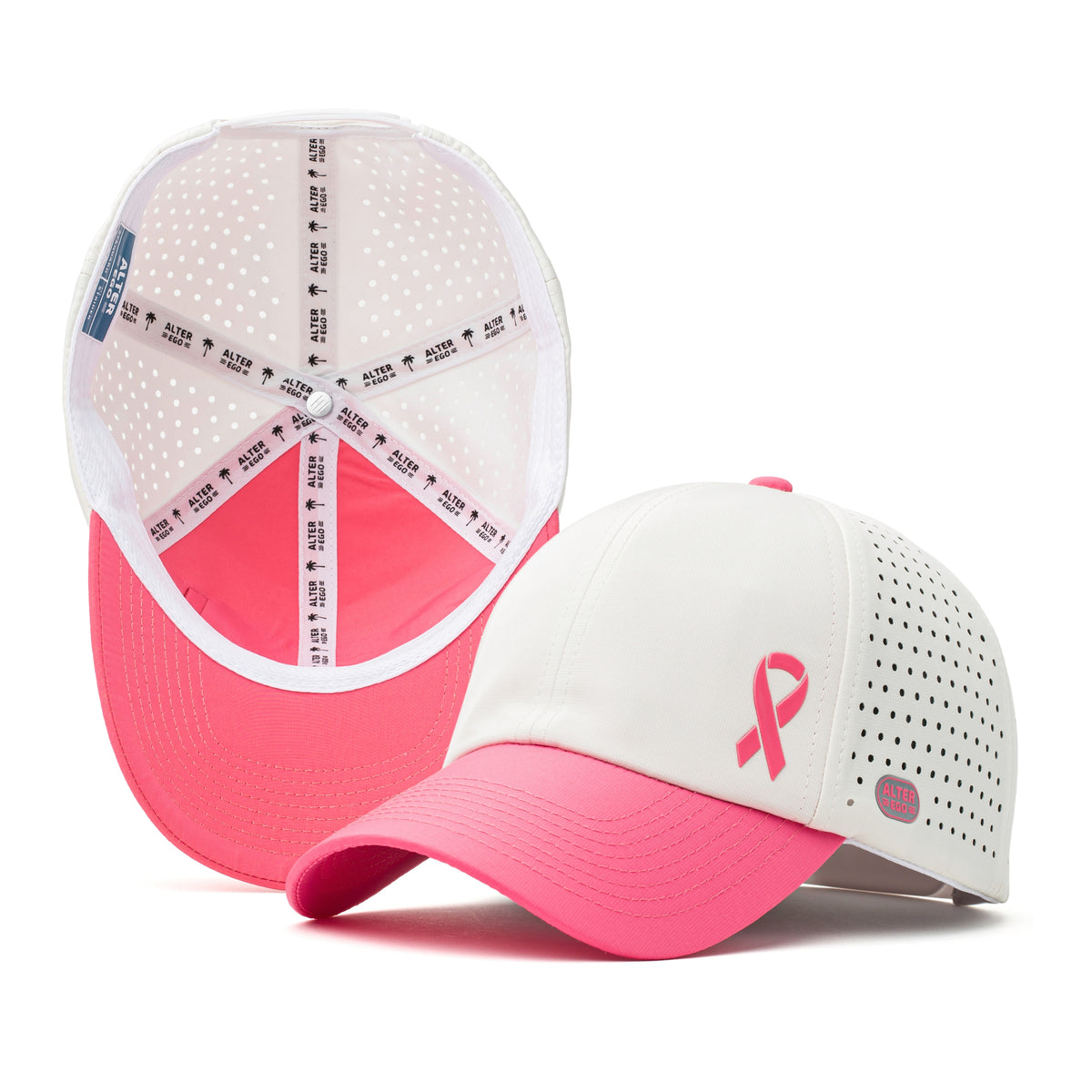 Strider Splash Off-White Pink Ribbon