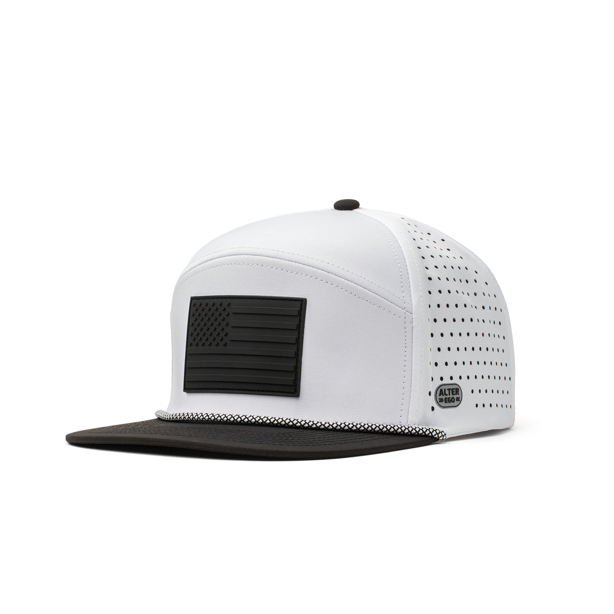 Drifter Splash Classic Black White Flag