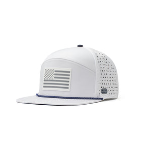 Drifter Splash White Nautical Camo Flag