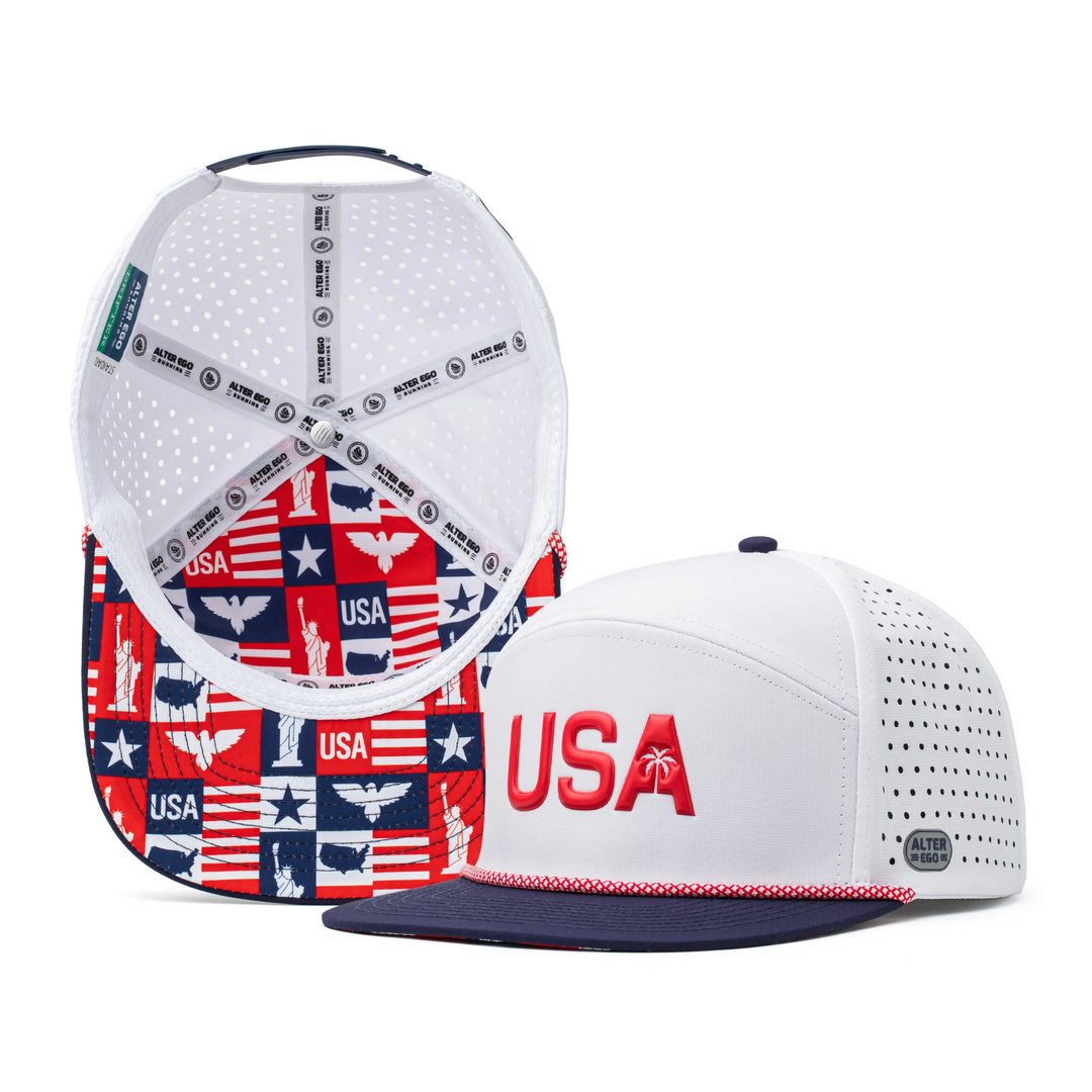 Drifter Splash USA White Navy