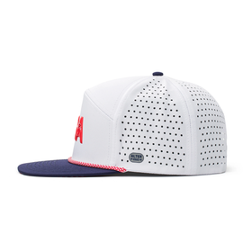 Drifter Splash USA White Navy Palm