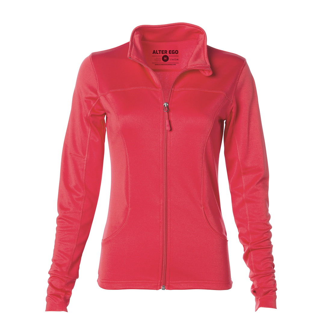 Poly-Tech Athletic Zip (Women’s) Hot Pink