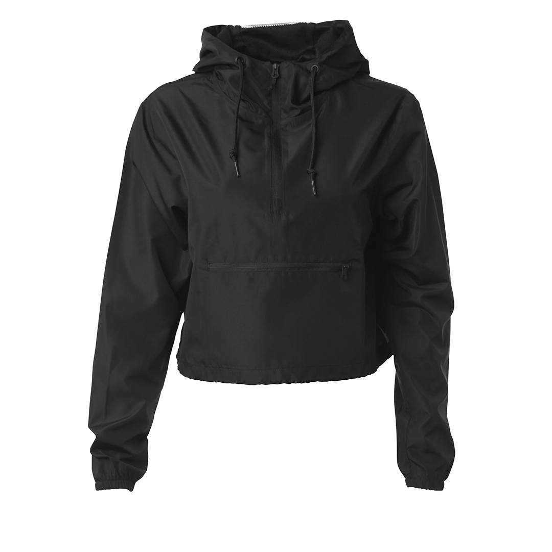 Lightweight Crop Windbreaker (Women’s) Black