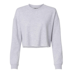 Cropped Crew Neck (Women's) Gray