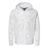 Lightweight Packable Windbreaker White Camo