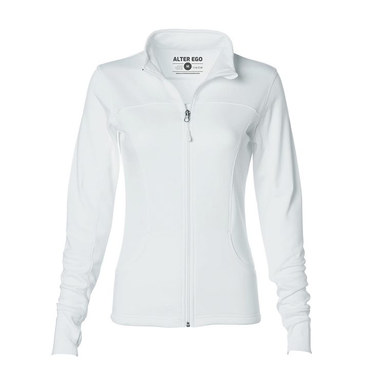 Poly-Tech Athletic Zip (Women’s) - White