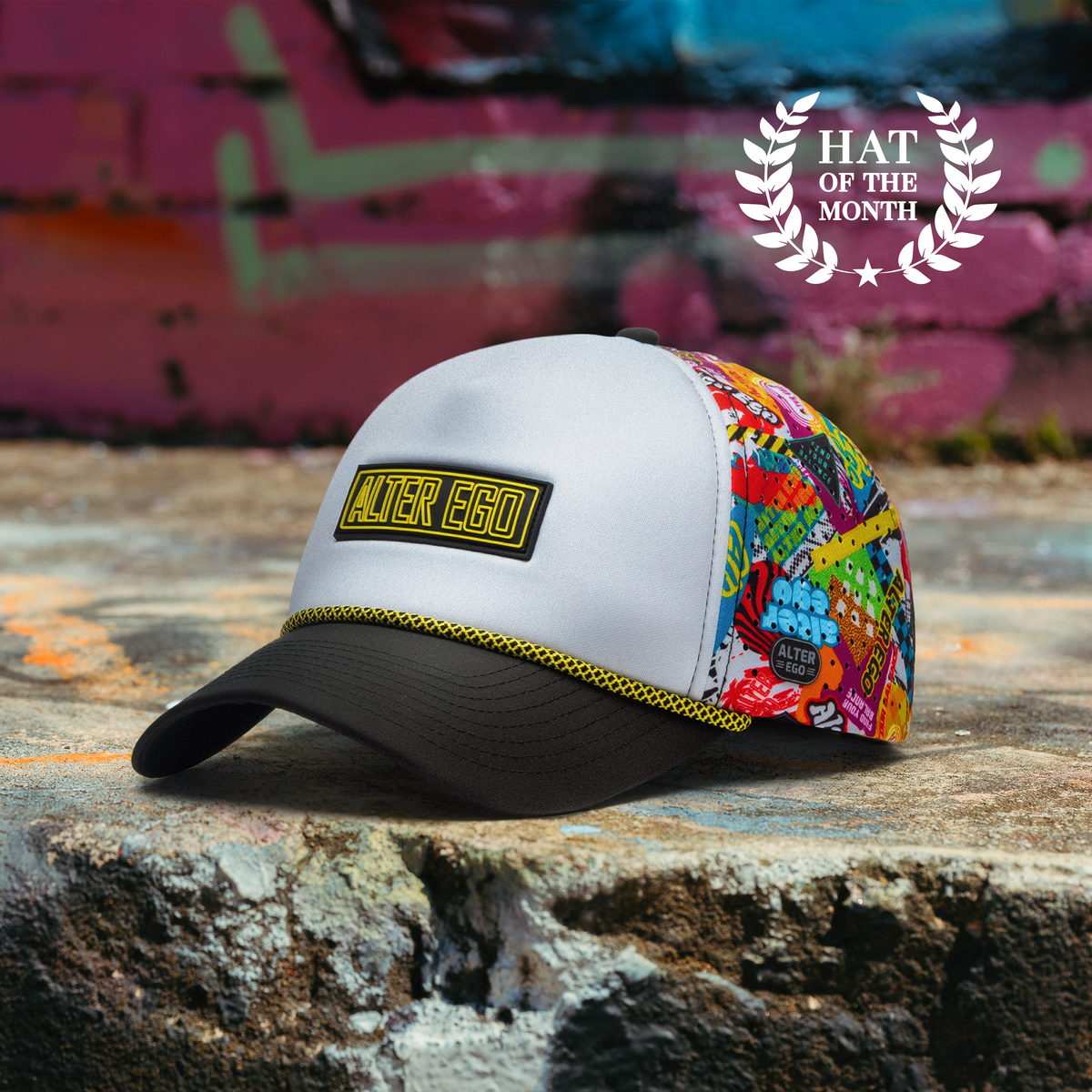 Coaster Splash Foam Trucker Rebel Tagged