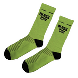 Premium Running Socks Green Stitch