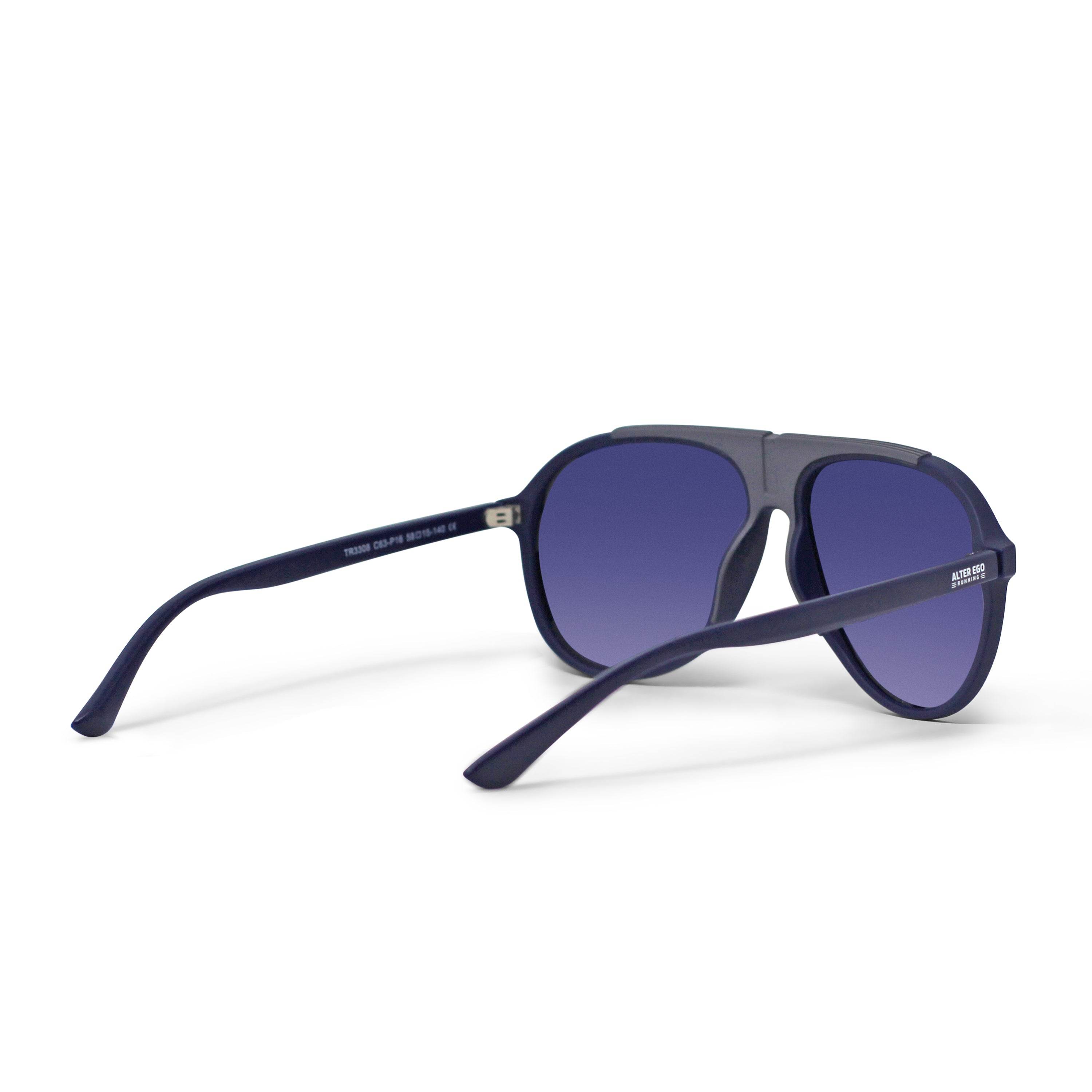 Run Navigators - Blue Grey Frame | Blue Polarized Lens