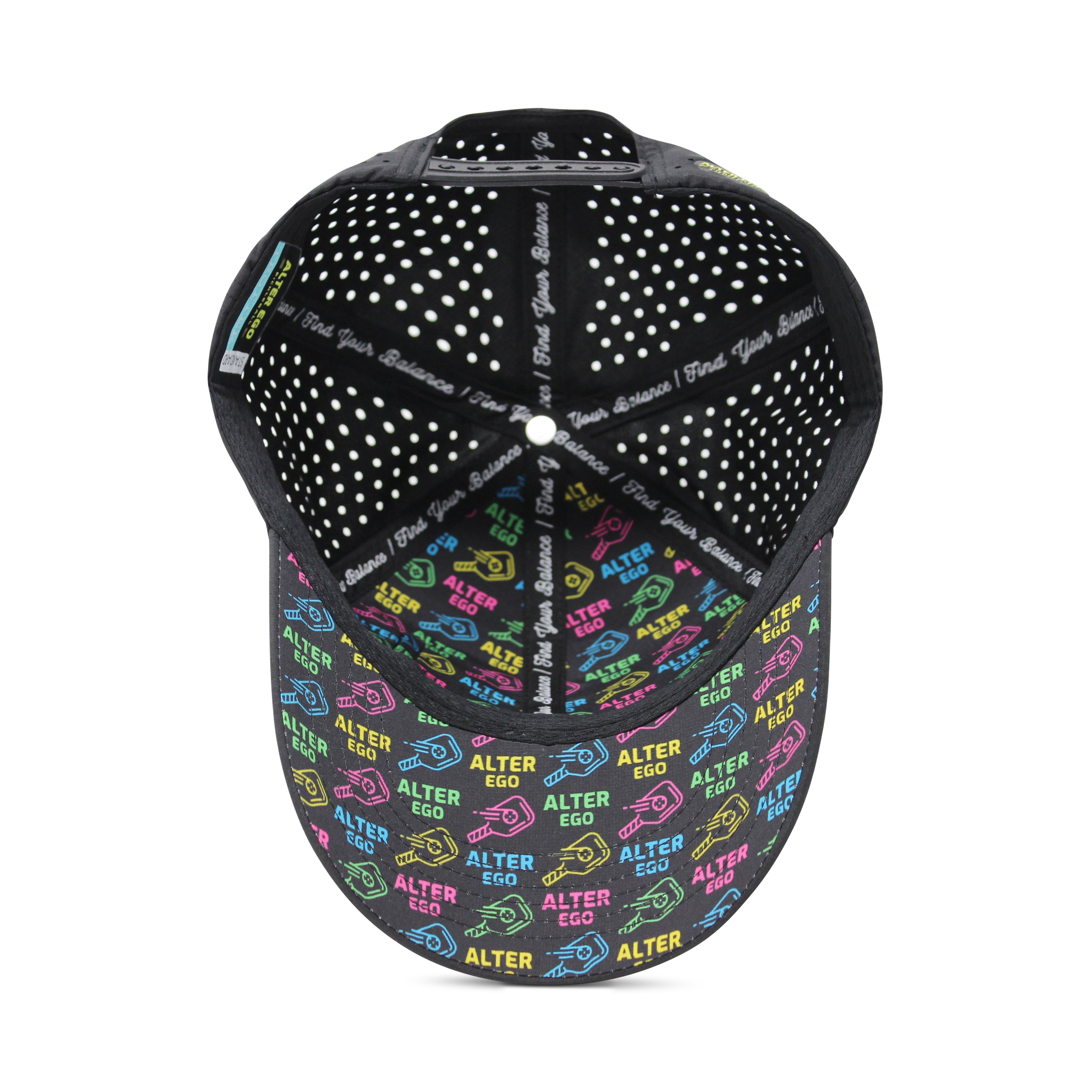 Trotter Splash Pickleball Black Neon