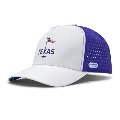 Coaster Splash White Purple Texas Flag Golf