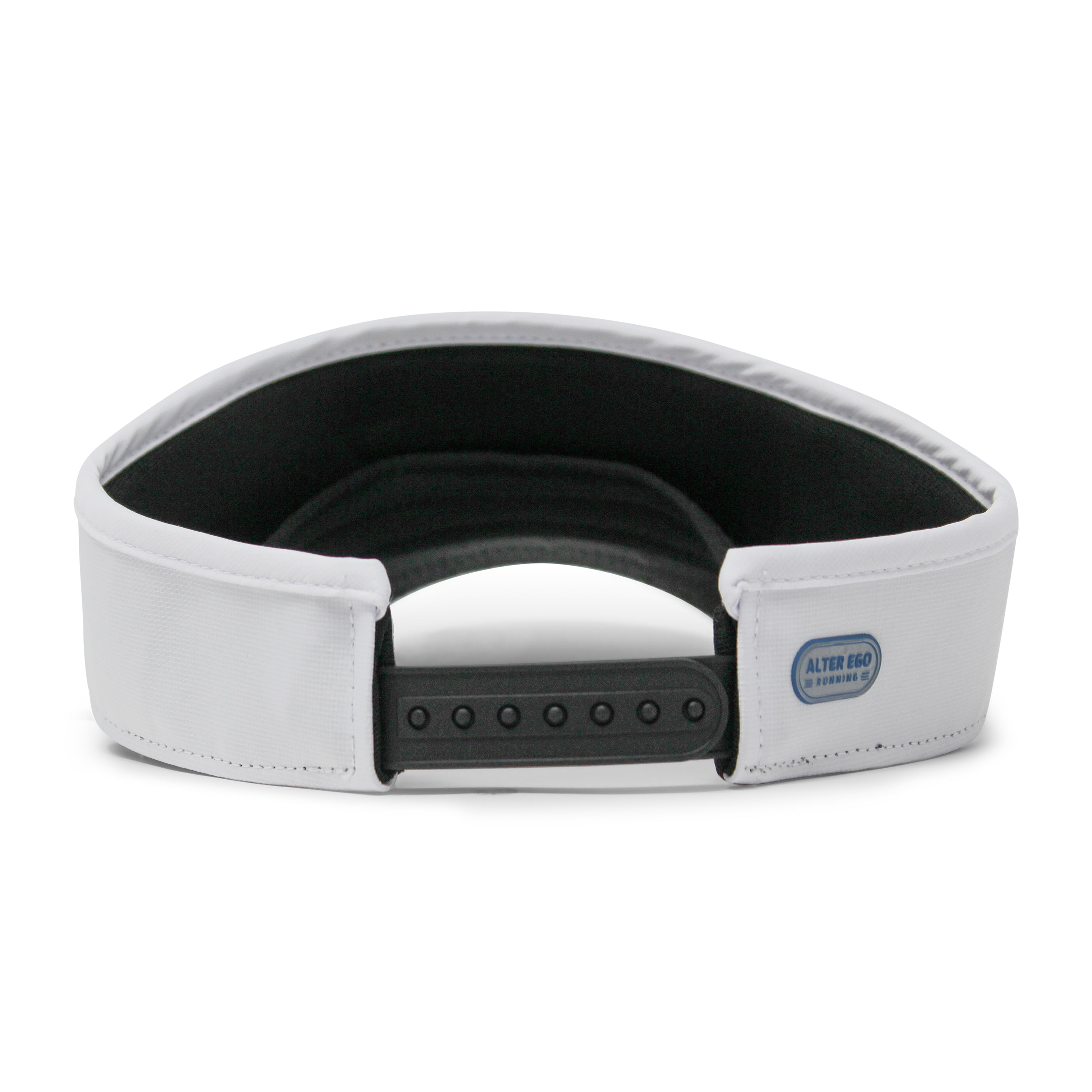 Visor Splash White Black Palm