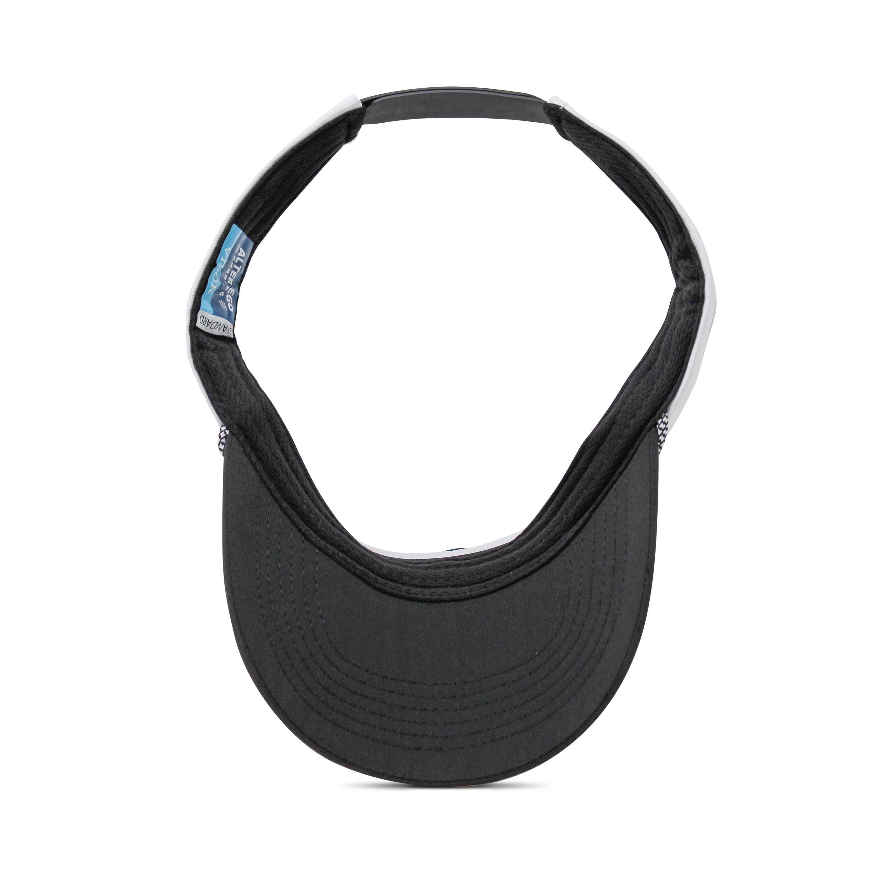 Visor Splash White Black Palm