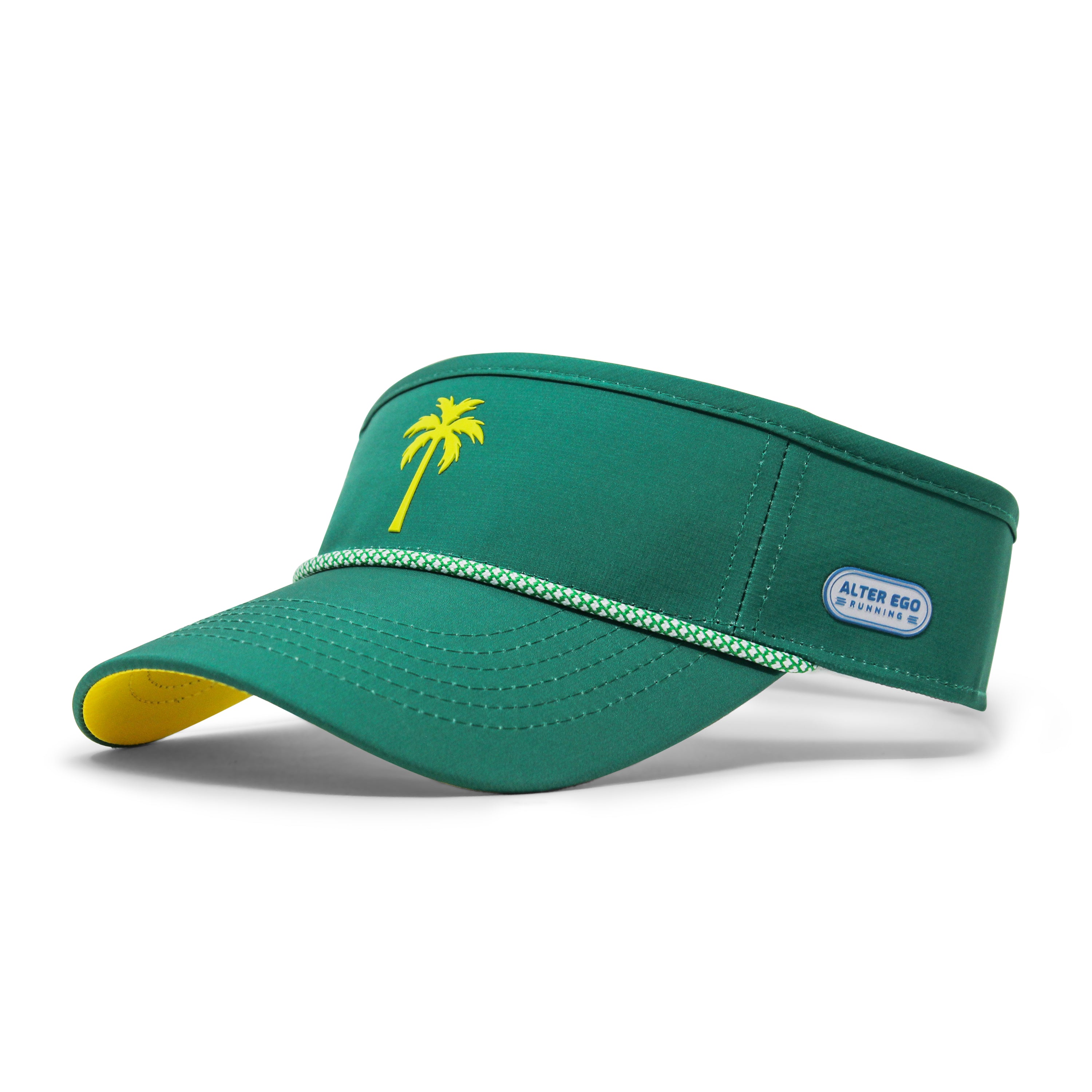 Visor Splash Green Yellow Palm