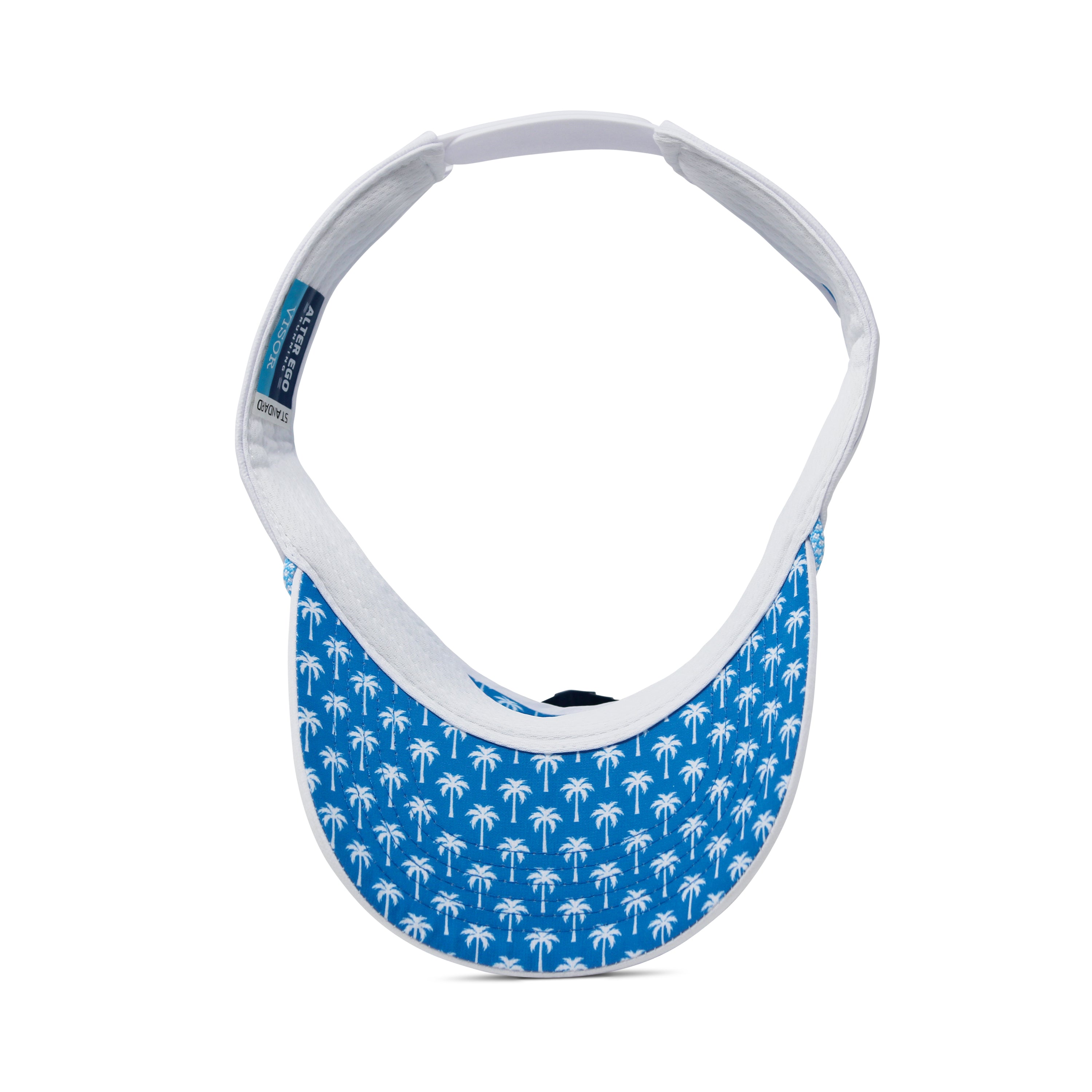 Visor Splash White Blue Palm