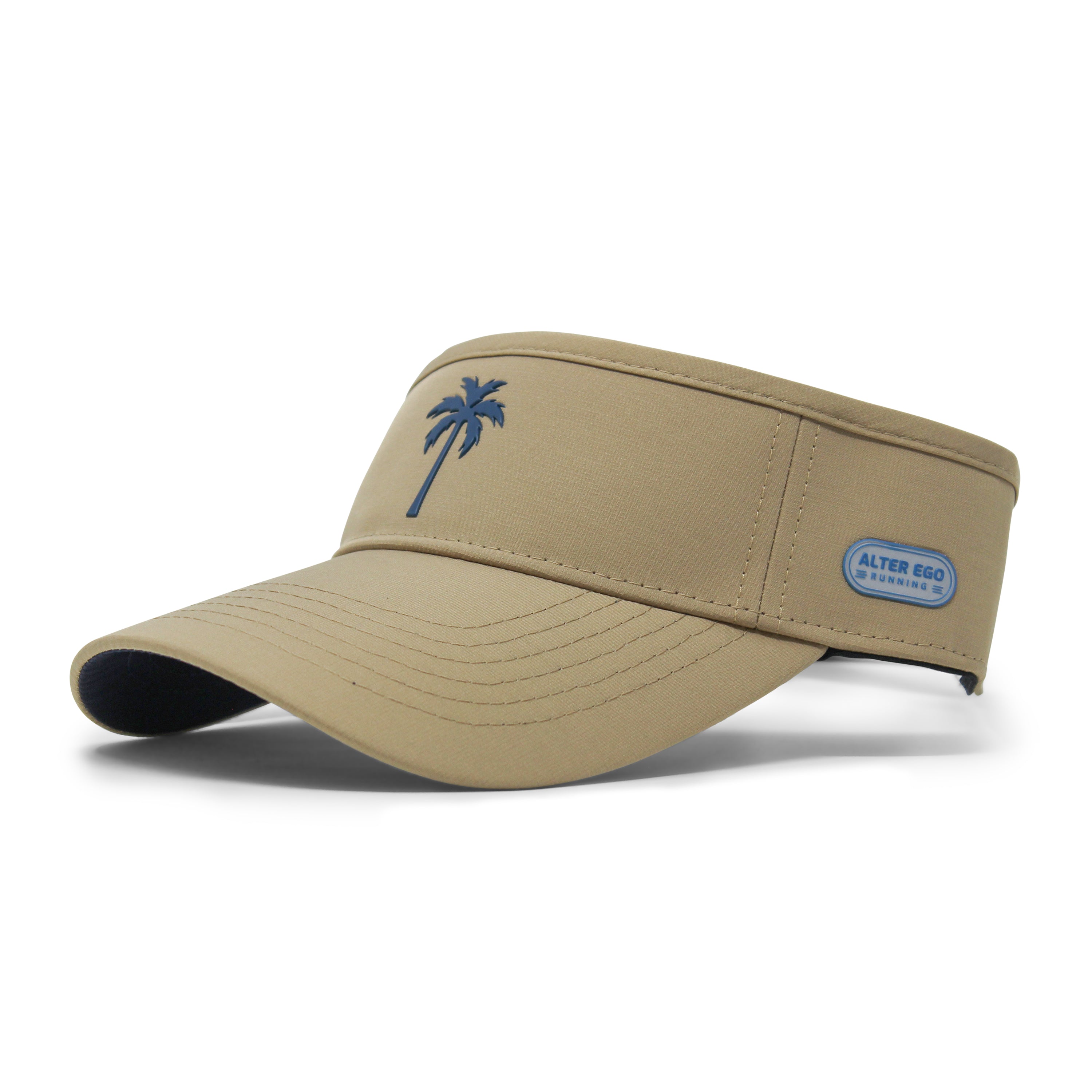 Visor Splash Khaki Navy Palm