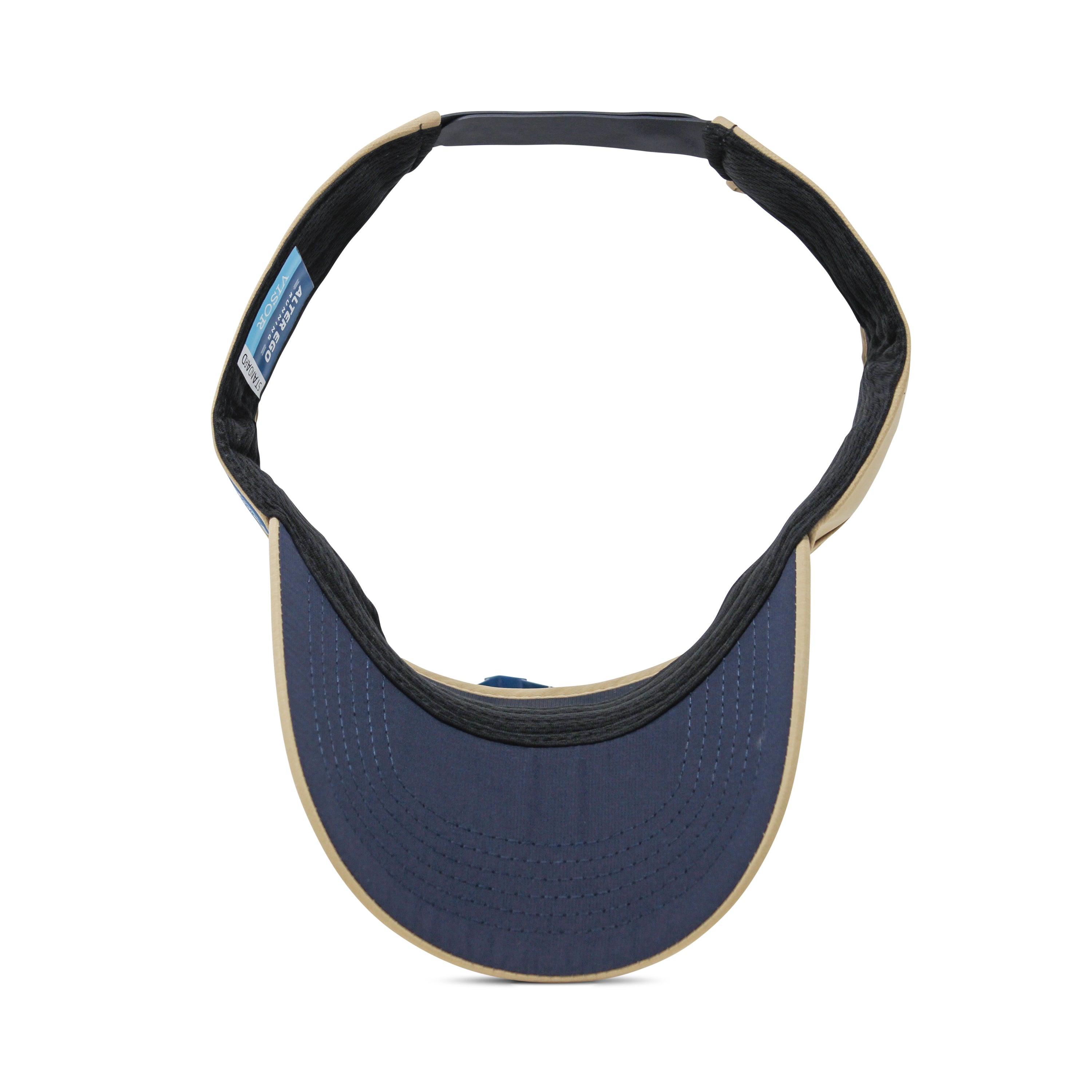 Visor Splash Khaki Navy Palm