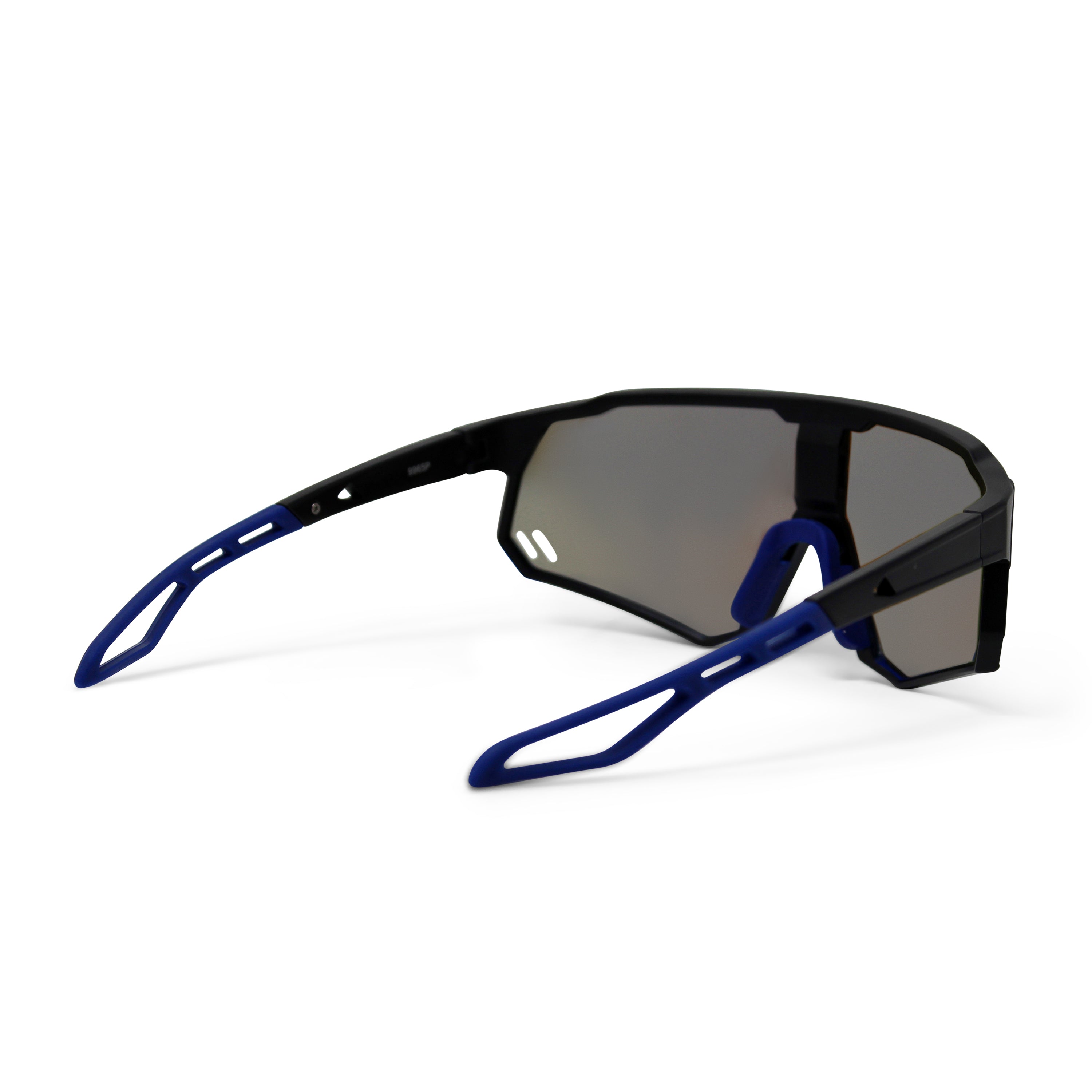 Run Shield Full Black Frame Ice Blue Lens