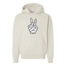 Heavyweight Pullover Hoodie - Bone Mummy Peace (Estimated Ship Date: 9/18)
