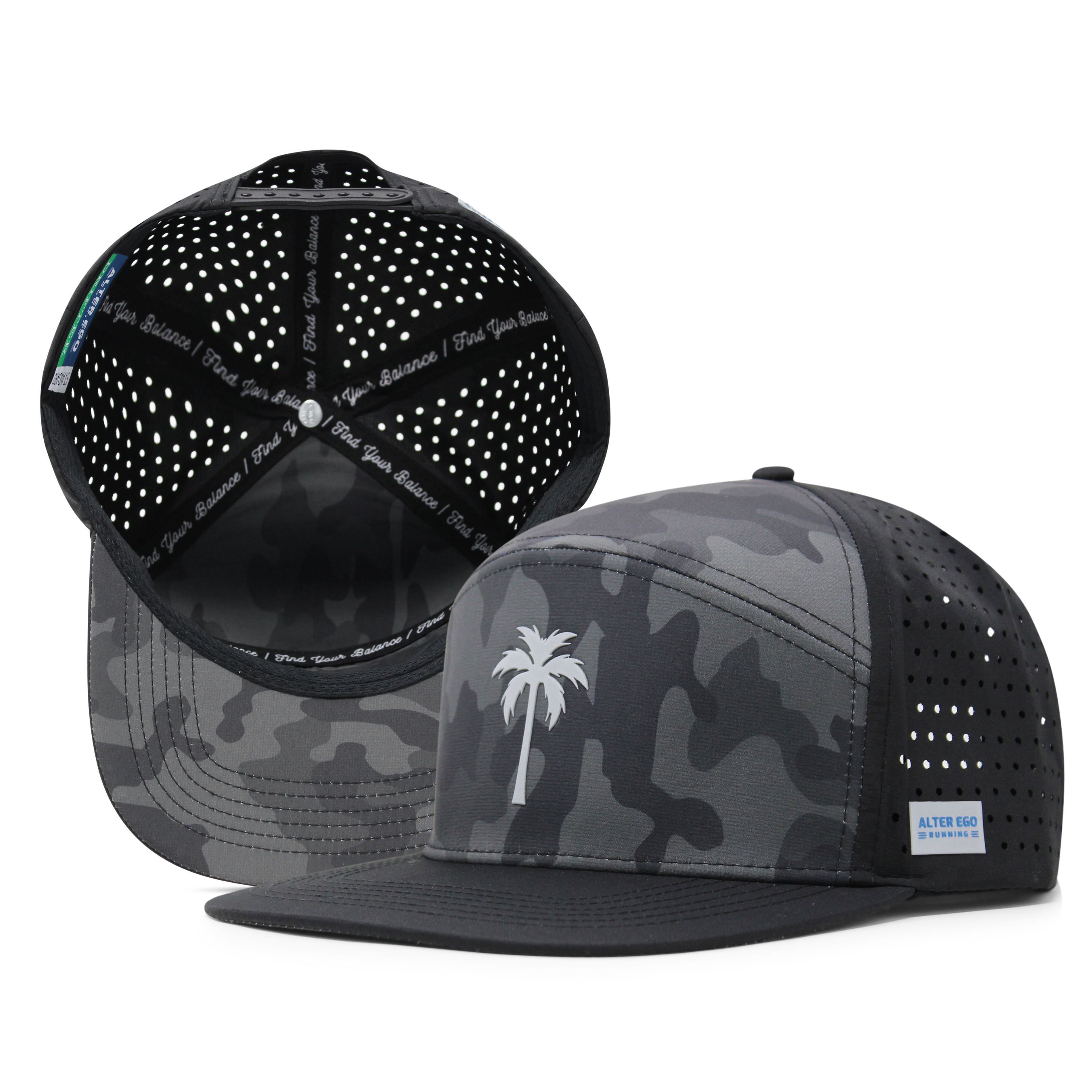 Drifter Splash Dark Camo Palm