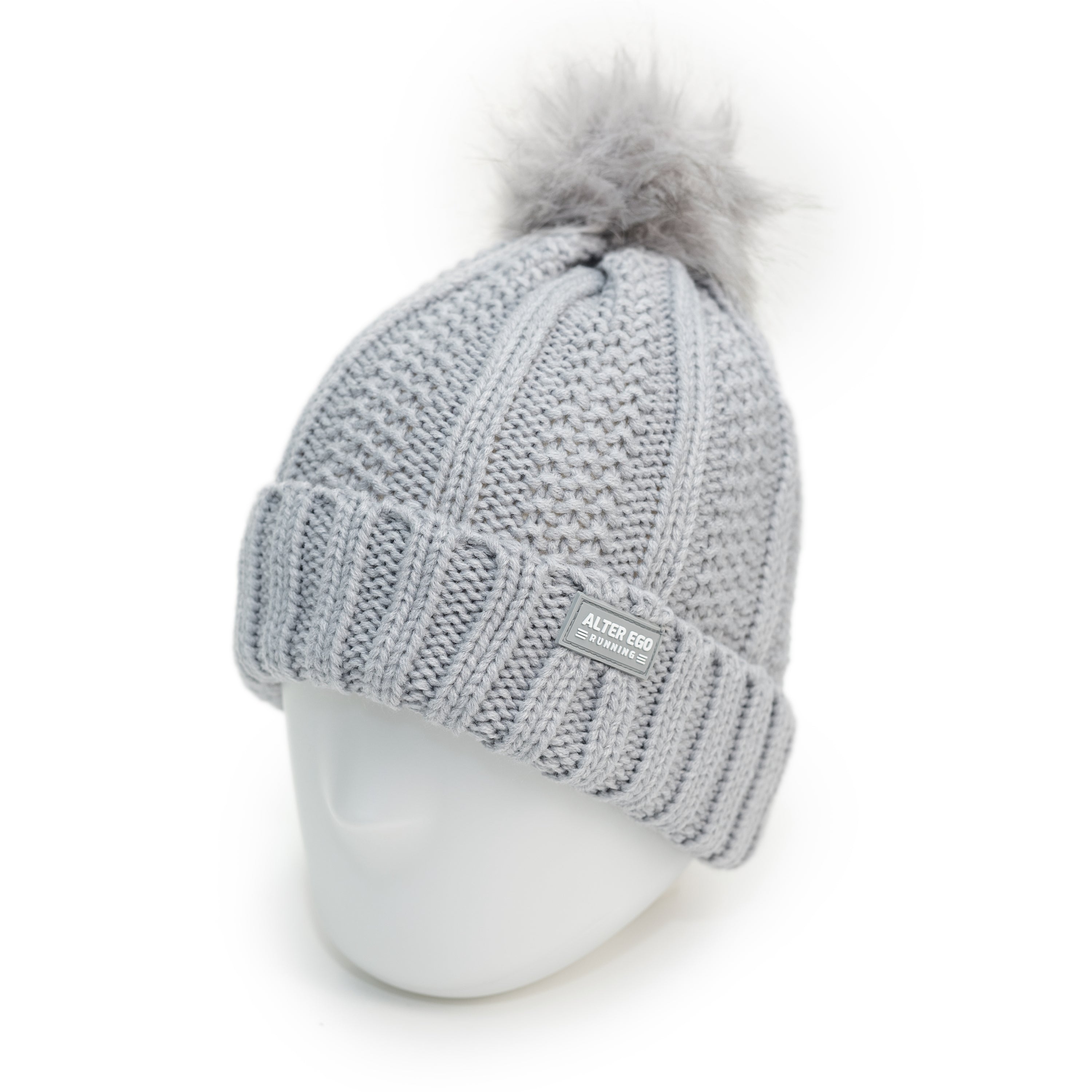 Snowbird Woven Beanie With Pom