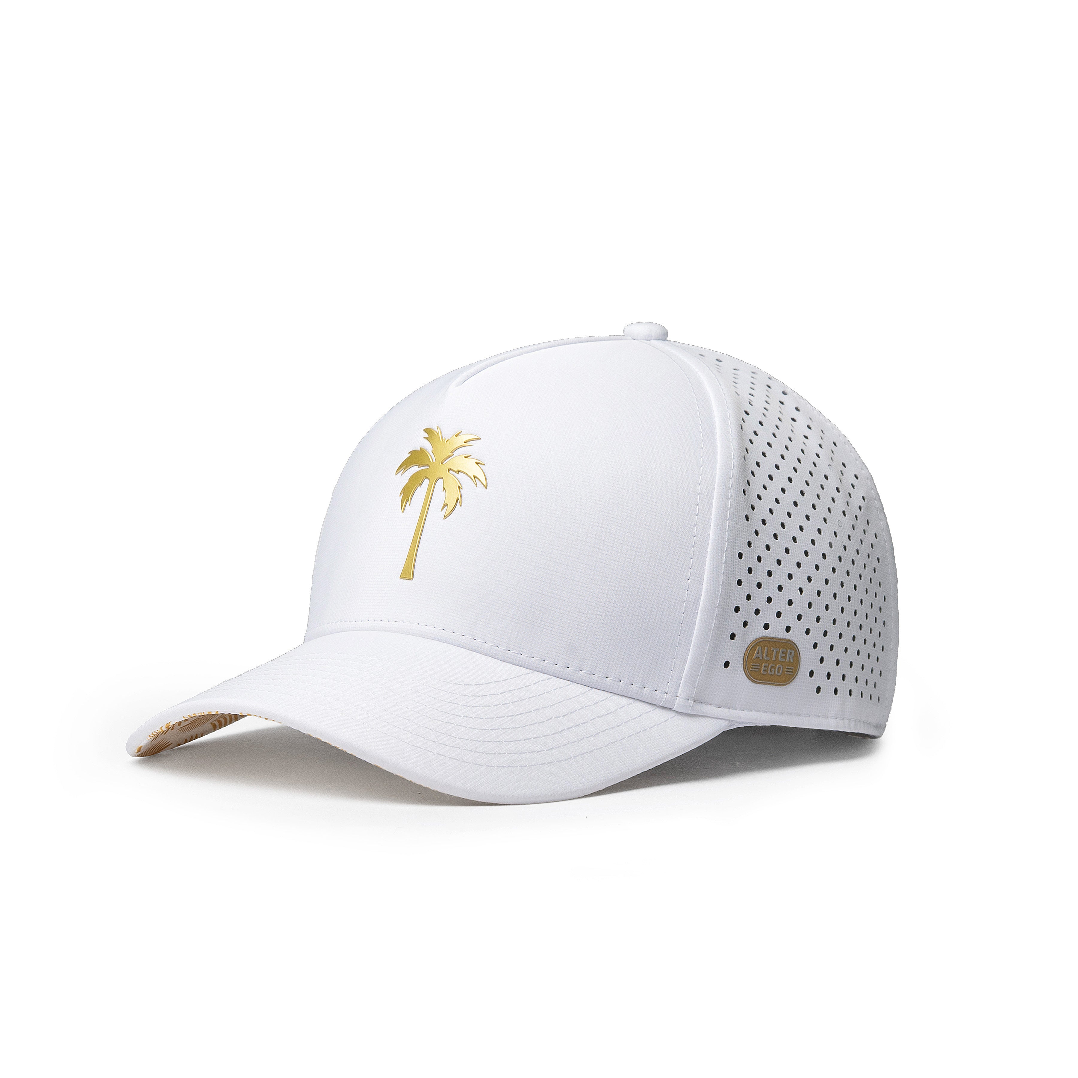 Coaster Splash White & Gold Royal Palm
