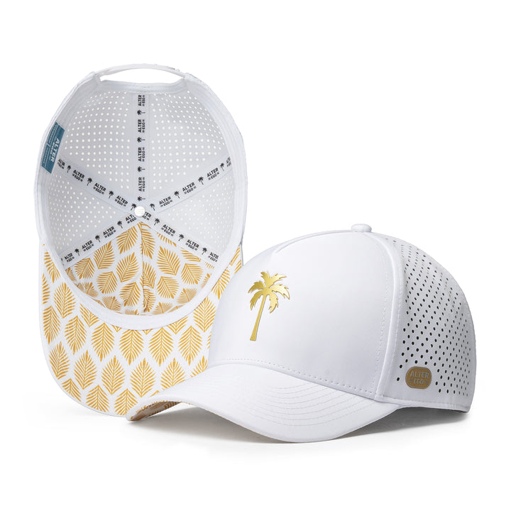 Coaster Splash White & Gold Royal Palm
