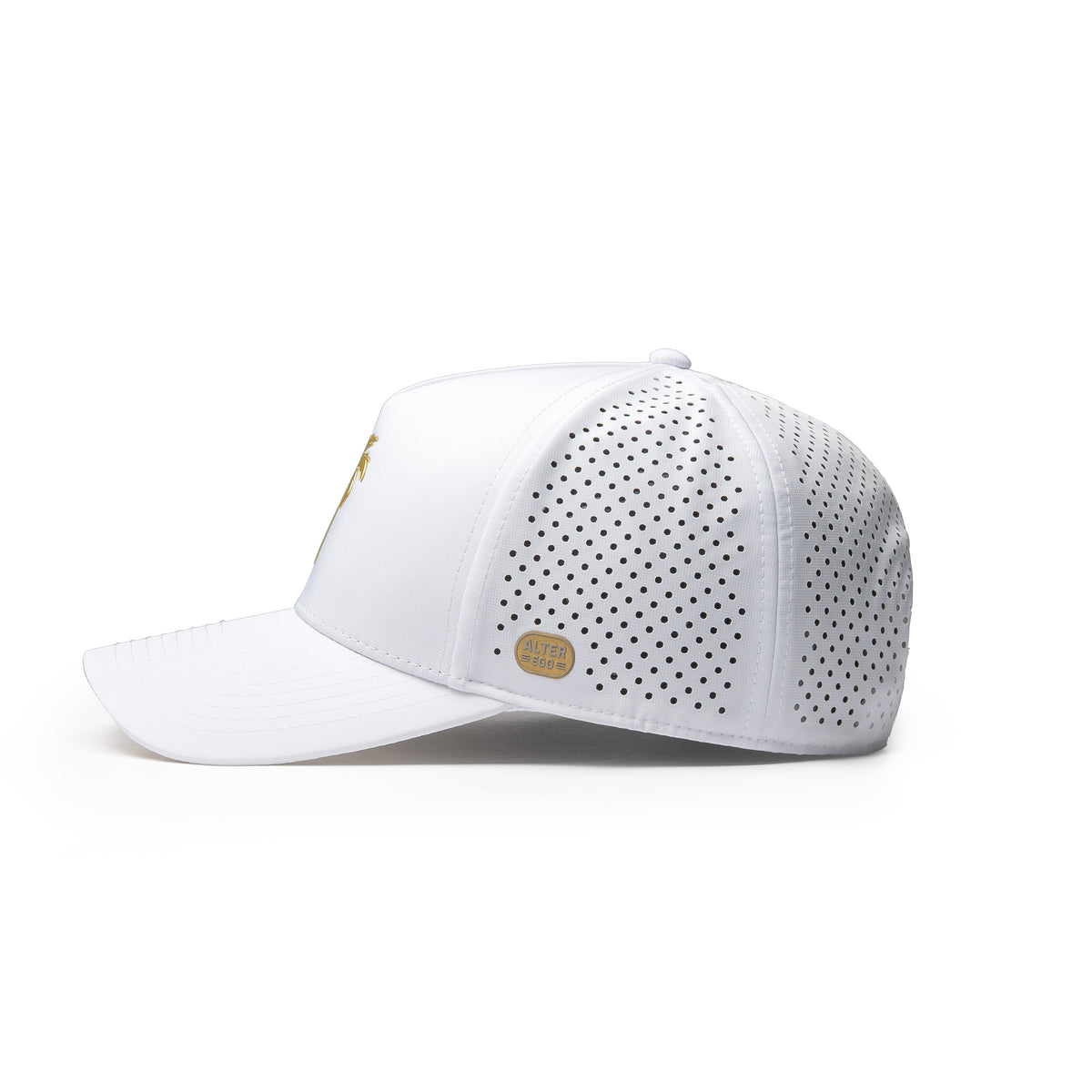 Coaster Splash White & Gold Royal Palm