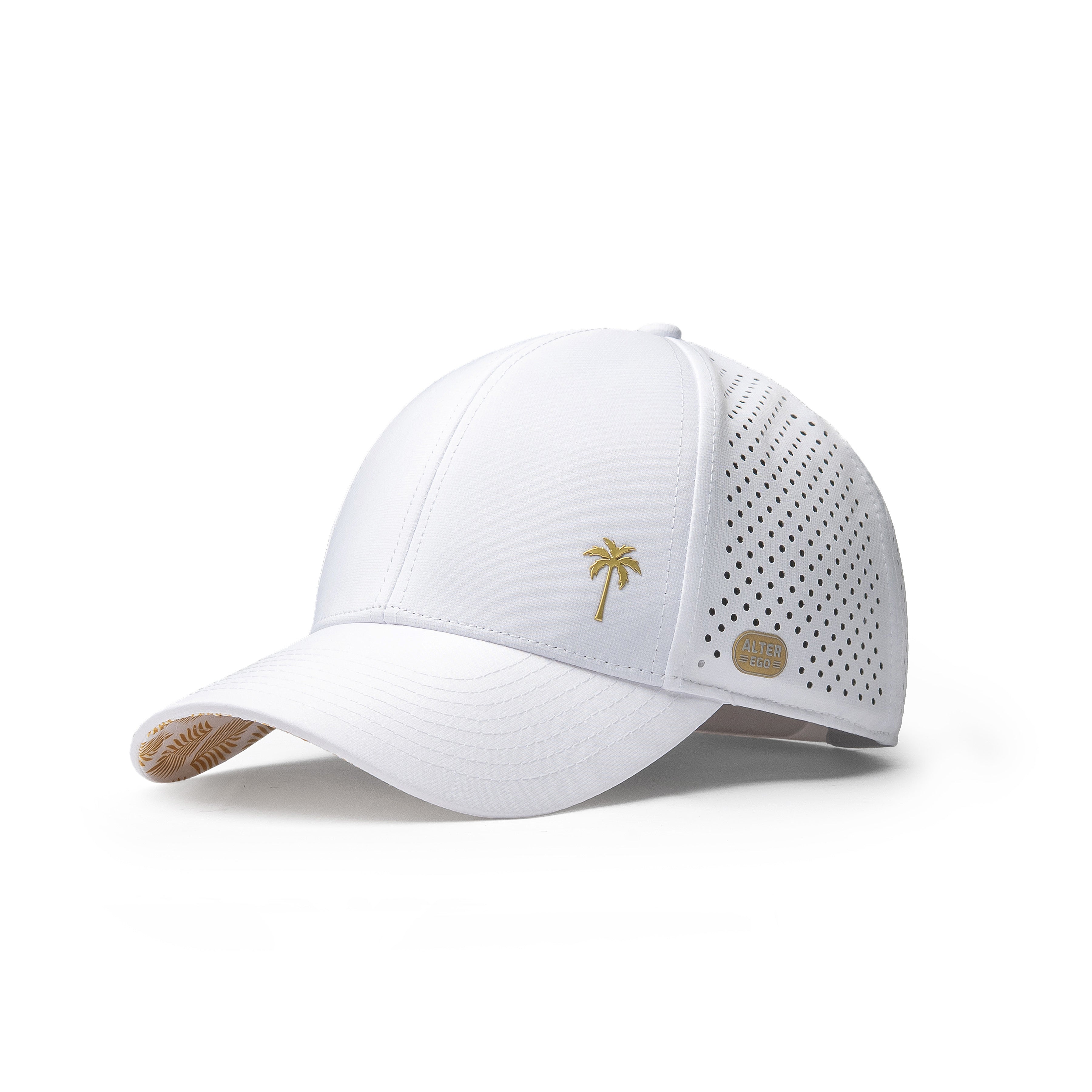 Trotter Splash White & Gold Royal Palm