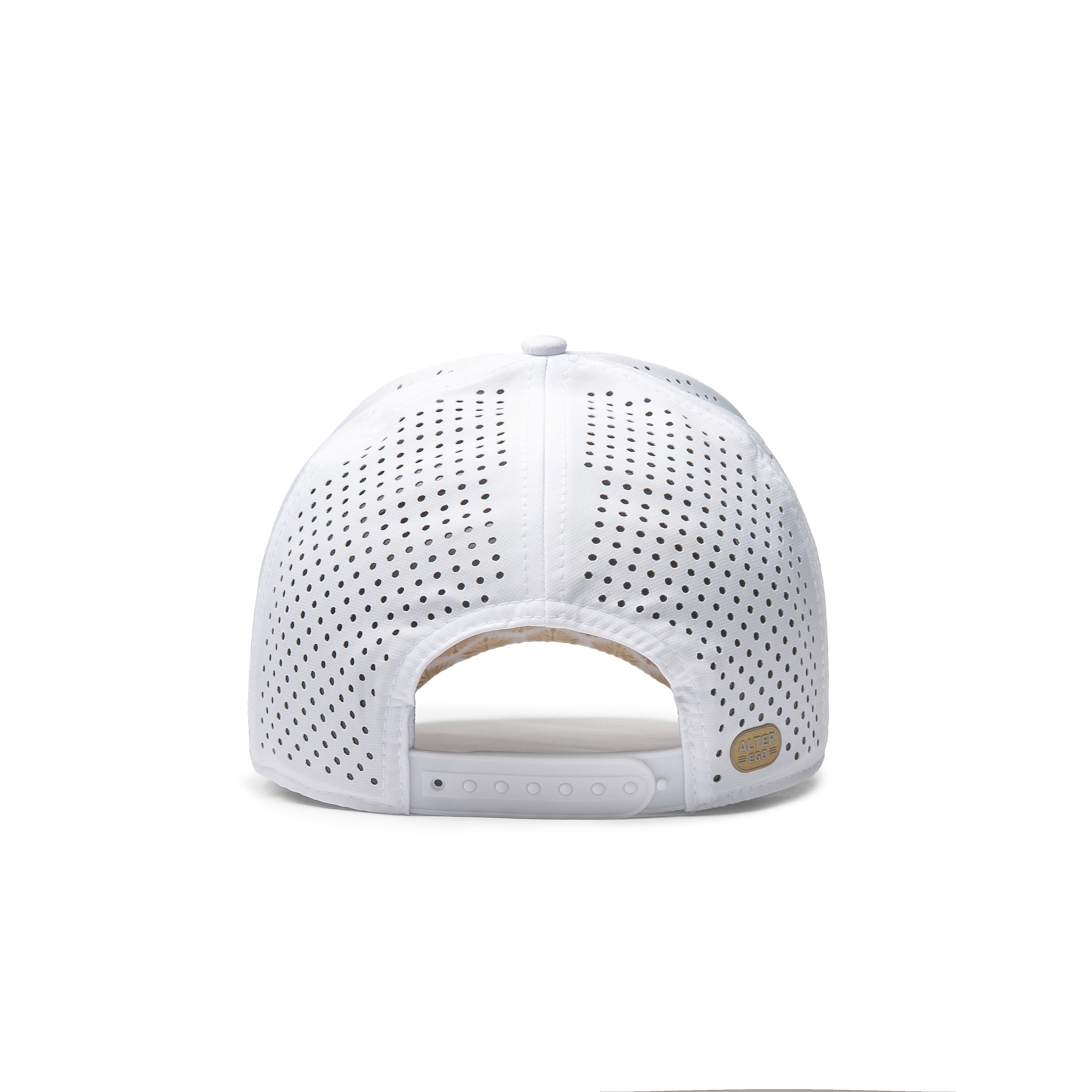 Trotter Splash White & Gold Royal Palm