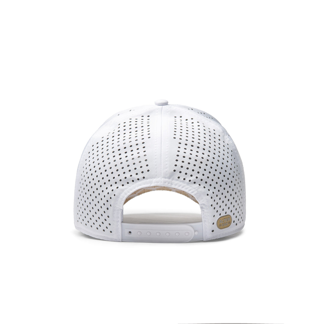 Trotter Splash White & Gold Royal Palm