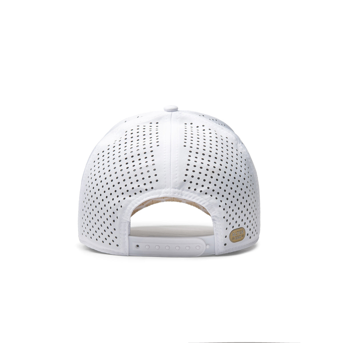 Trotter Splash White & Gold Royal Palm