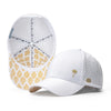 Trotter Splash White & Gold Royal Palm