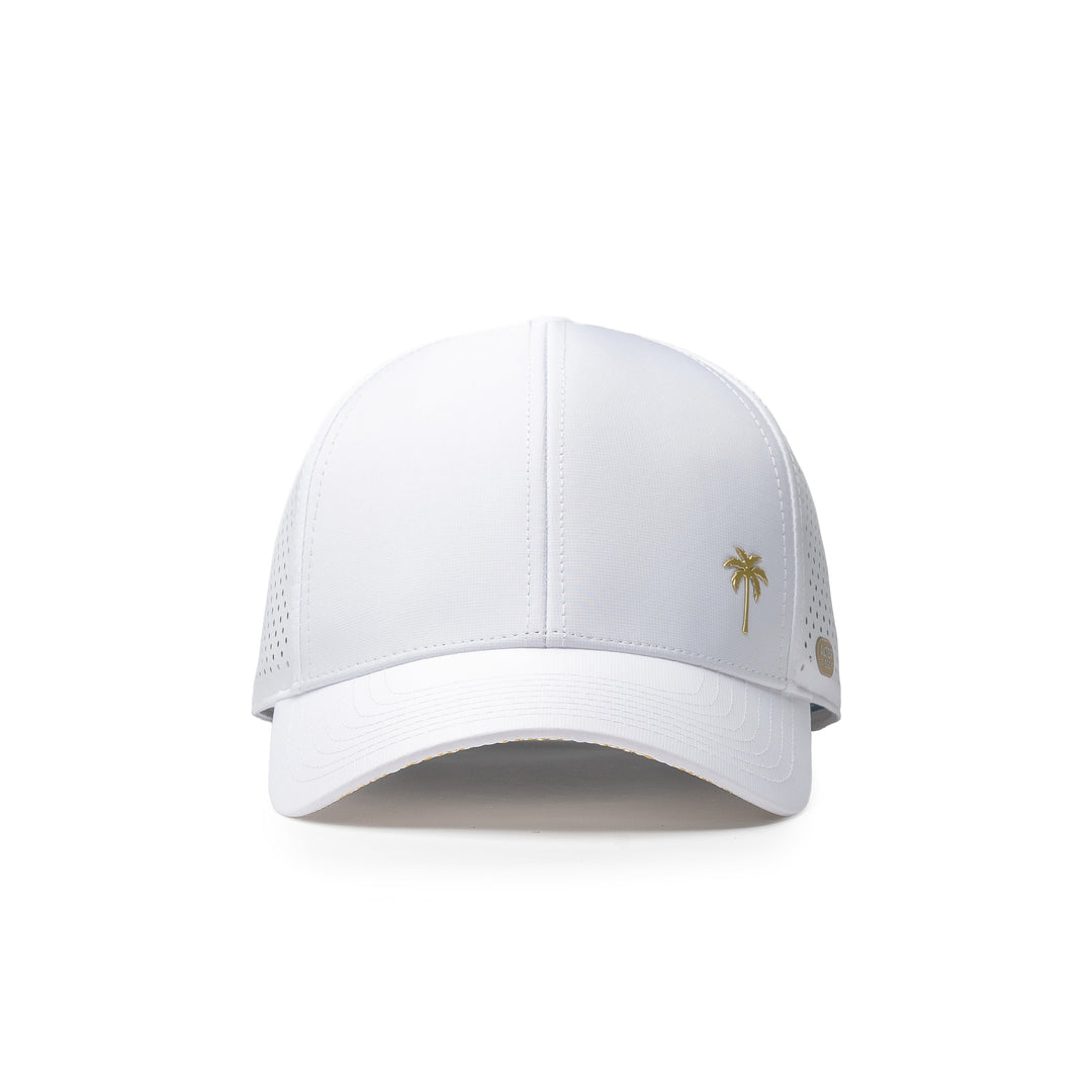 Trotter Splash White & Gold Royal Palm