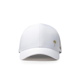 Trotter Splash White & Gold Royal Palm