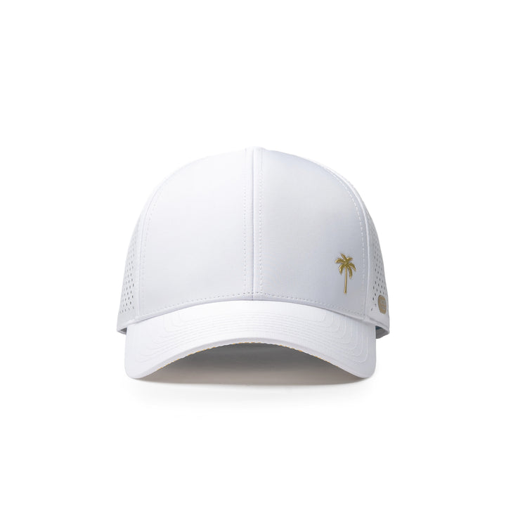 Trotter Splash White & Gold Royal Palm