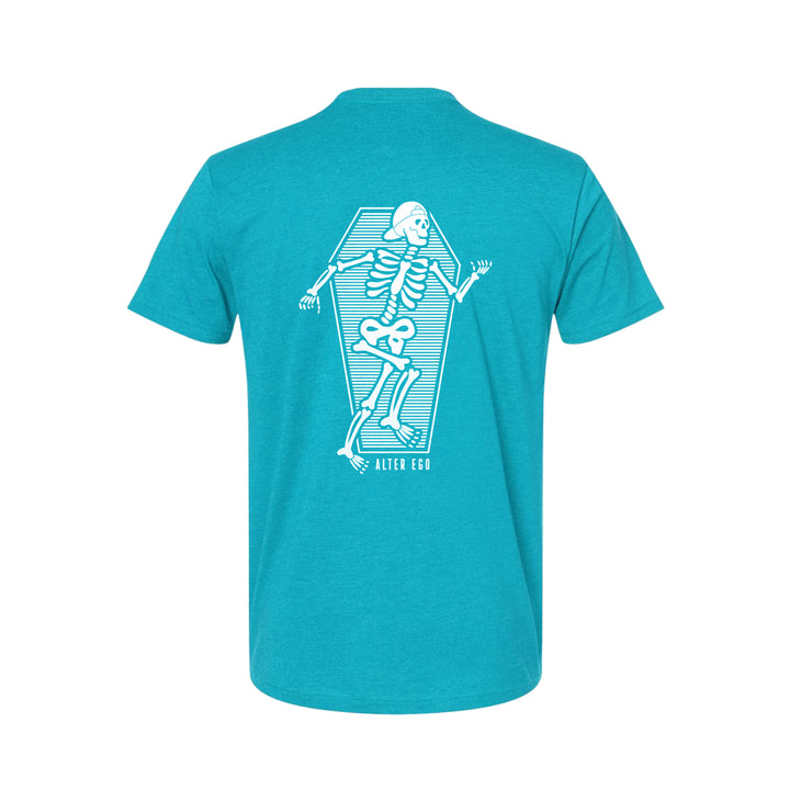 Summer Skeleton Teal Tee