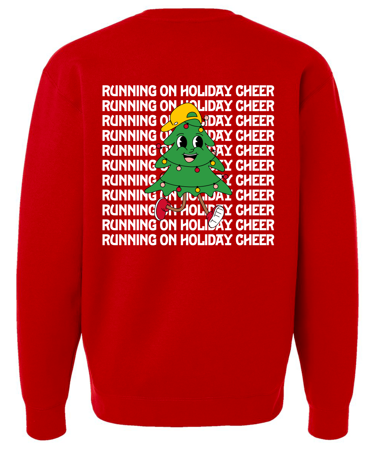 Sweatshirt Holiday Running Tree