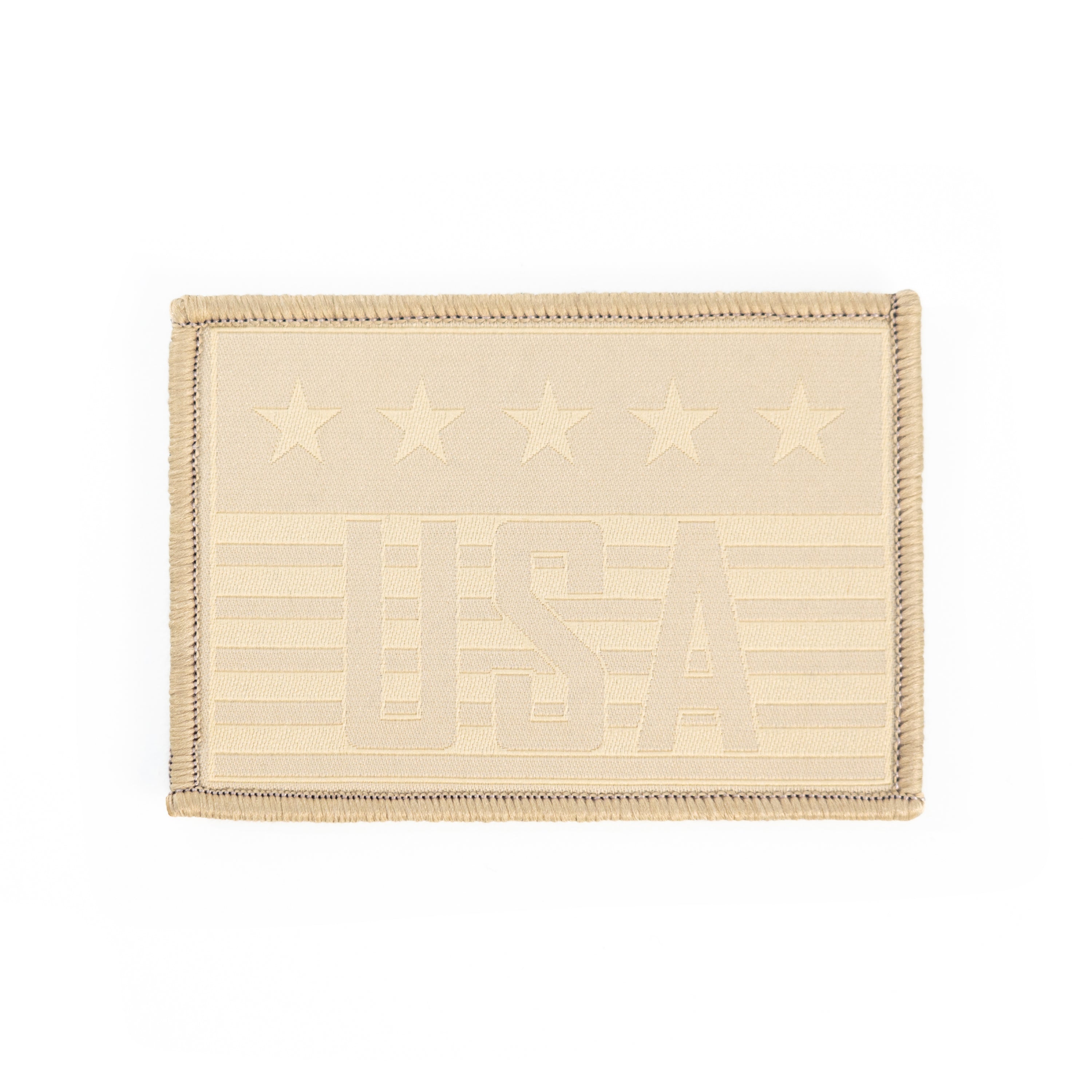 USA Khaki Woven Patch